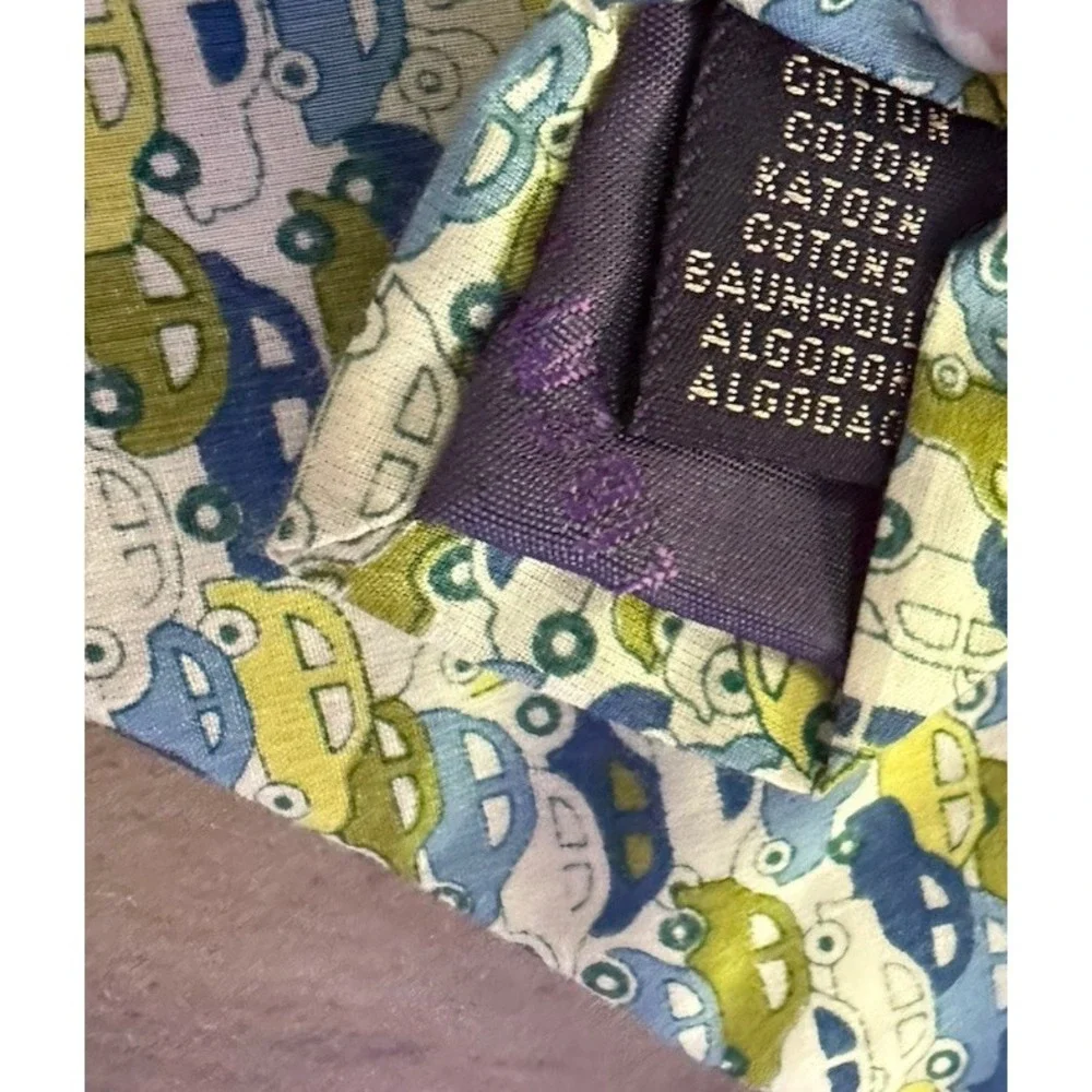 Liberty‎ of London 100% Cotton Cars Novelty Print Width 3.5 Length 56.5 New